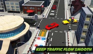 City Traffic Control Simulator Intersection Lanes截图2