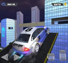 Smash Car Hit Impossible Track Stunt games 3D截图2