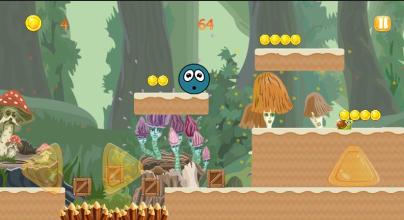 Blue Ball Adventure  Ball in Jungle Adventures截图4