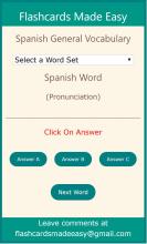 Spanish Flashcards Made Easy截图1