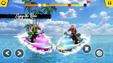 Water Jet Ski Boat DrivingPowerboat Racing Game截图1