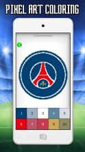 Football Logo Color by Number  Soccer Pixel Art截图3