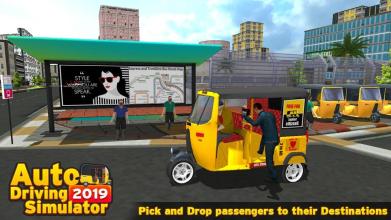 Tuk Tuk Rickshaw Auto Driving Simulator 2019截图3