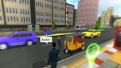 Tuk Tuk Rickshaw Auto Driving Simulator 2019截图5