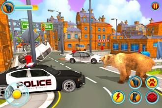 Wild Bear City Rampage Animal Attack截图2