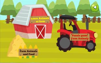 Farm Animals: learn farm animals and their food截图1