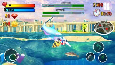 Shark Simulator Game 2019Shark Attack 3D截图1