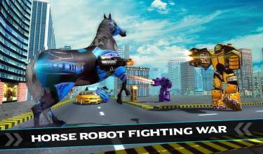 US Police Car Robot War Wild Horse Robot Transform截图2