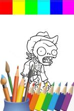 Game Plant zombie vs Coloring截图1