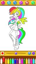 coloring horse pony cute截图4