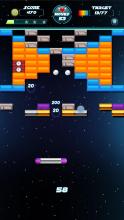 Brick Breaker Space Galaxy King截图2