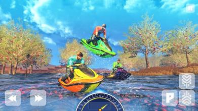 Amazing Jet Ski 3D  Stunts Water Surfing截图1