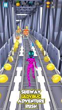 Subway Super Lady Bug  Adventure Runner截图2