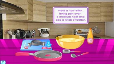 Cooking dessert pan cakes  Games For Girls截图2