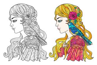 Princess Girls Coloring Book截图2