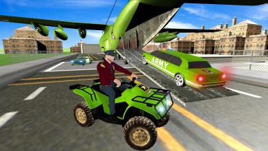 US Army ATV Quad Bike  Transporter Game截图5