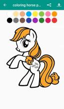 coloring horse pony happy截图2