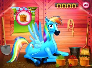Princess rainbow Pony game截图4
