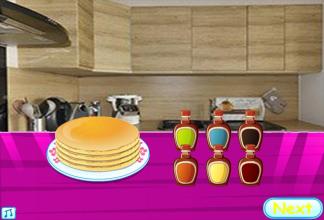 Cooking dessert pan cakes  Games For Girls截图1