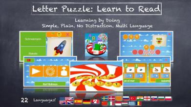 Letter Puzzle Learn To Read截图1