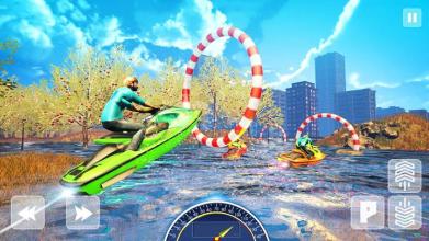 Amazing Jet Ski 3D  Stunts Water Surfing截图5