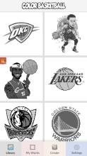 Color By Number Basketball  Pixel Art Coloring截图3