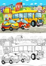 Sports Cars Coloring Book截图1
