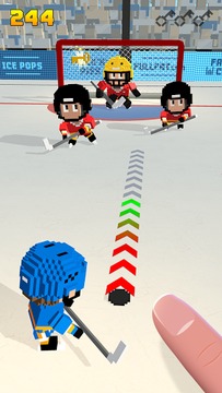 方块冰球:冰上跑酷截图