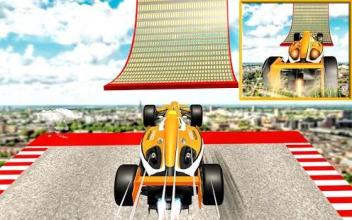 Top Speed Mega Ramp Formula Car Stunts Race Tracks截图3