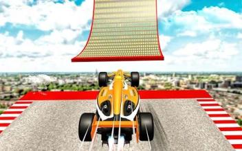 Top Speed Mega Ramp Formula Car Stunts Race Tracks截图4