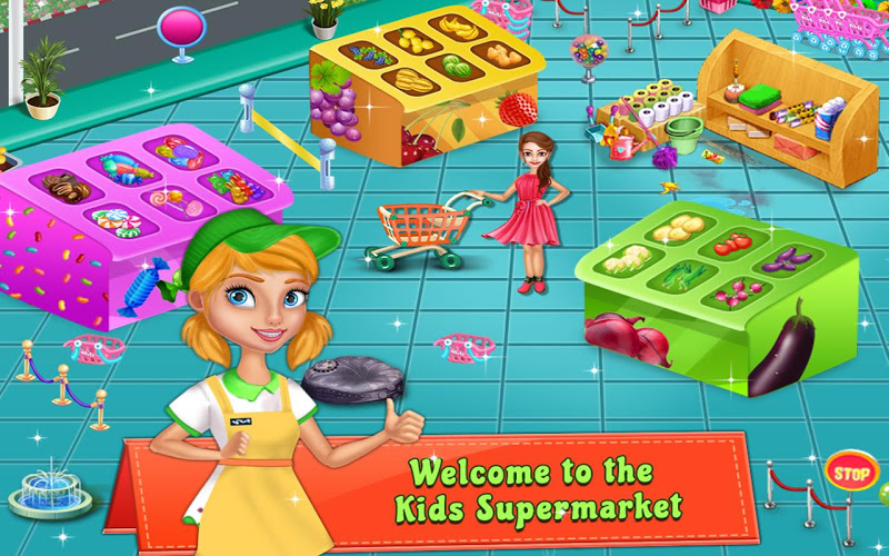 Supermarket Kids Shopping截图1