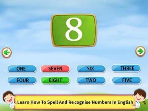 Learn Numbers Spelling 1-100 - Spelling For Kids截图2