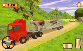 Offroad Truck Driving & Farm Animal Transport 2019截图5