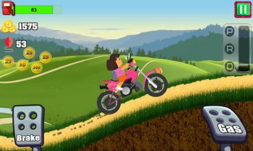 Little Dora Motorcycle Stunts截图2