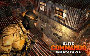 Elite commando survival: free shooting games截图2