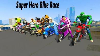 Superheroes Bike Stunt Racing Rider Games 2018截图3