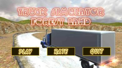 Truck Simulator  Forest Land截图4