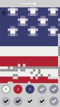 Flags pixel art  Color by Number Flags截图2