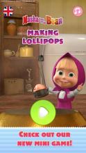 Masha and the Bear Child Games: Making Lollipops截图2