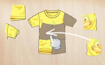 Kids puzzle for preschool education - Clothes **截图2