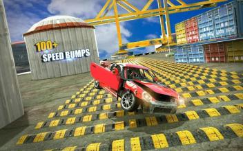 Speed Bumps Crash Car Engine Beam Damage截图2