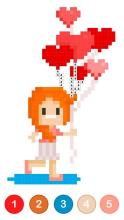 Pixel Art Color by Number  Pixel Coloring RELAXER截图3