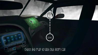 Lost Night in Haunted Forest Scary Car Games截图4