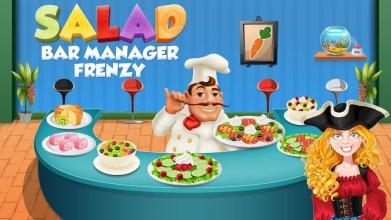 Salad Bar Manager Frenzy: Food Cafe Manager截图2