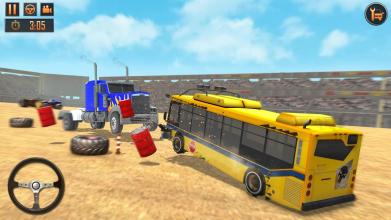 Bus Derby Stunts Crash Destruction截图3