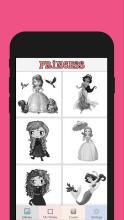 Princess Coloring Book by Number截图1