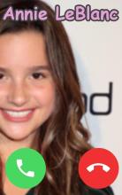 Fake Video Call  Annie LeBlanc FakeTime prank截图2