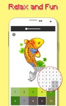 Koi Fish Color By Number - Pixel Art截图4