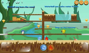 Fire And Water Adventure  Two Player截图1