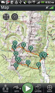 Backpacker GPS Trails Lite截图
